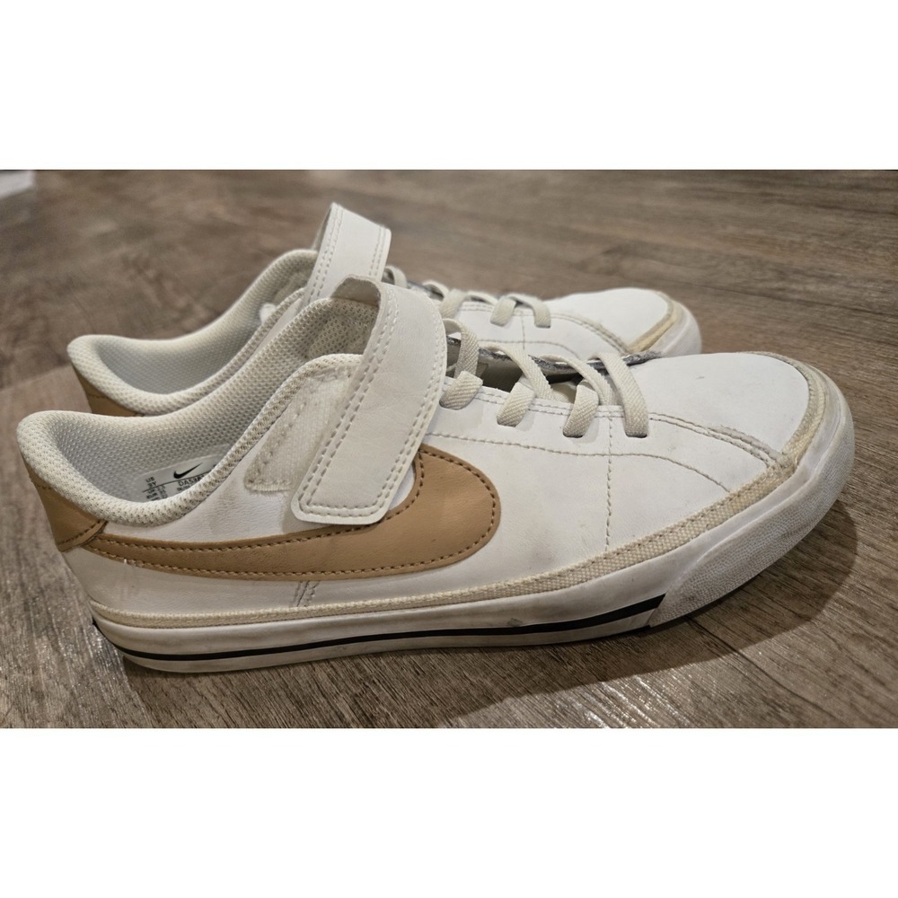 Big Kids Nike Court Legacy Shoes Size 3Y Tan